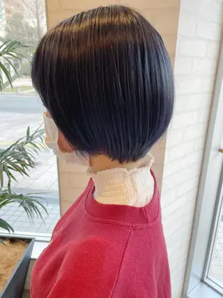 ショート カラー ケアブリーチ /髪質 改善/古橋圭史郎のヘアスタイル
