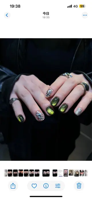 ネイル 🪷福本 亜実　/大阪心斎橋のネイルデザイン