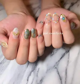 ネイル ﾈｲﾙﾙｰﾑﾘｯｶ 𝐦𝐚𝐲𝐮のネイルデザイン