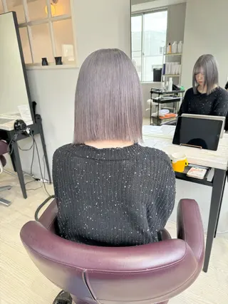 ミディアム 菊地 万佐久のヘアスタイル