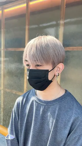 ショート メンズ 小田 勇斗のヘアスタイル