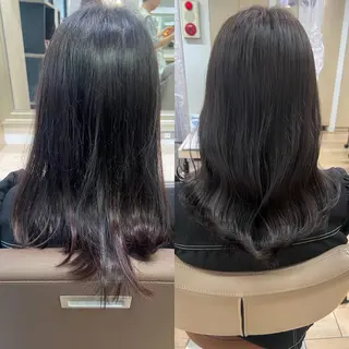 セミロング カラー 高橋 香奈のヘアスタイル