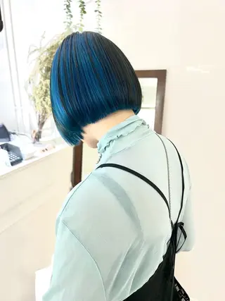 ショート カラー ボブ美容師 /馬場 翼のヘアスタイル