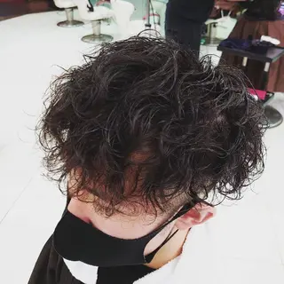 ショート パーマ メンズ 🐺デザインウルフ / 一ノ瀬 凌🐺のヘアスタイル