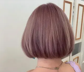 カラー ボブ/美髪矯正 /佐藤　奈巳のヘアスタイル