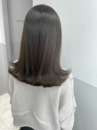 セミロング 韓国モテhair🍑 momoのヘアスタイル