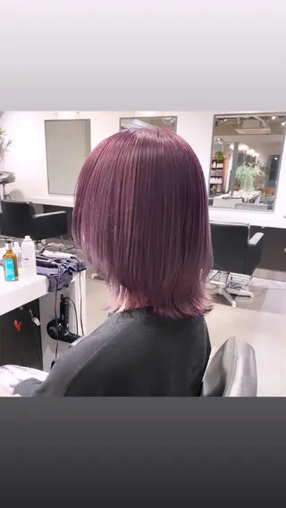 ミディアム カラー 💗ガーリーヘア🎀 saki💗のヘアスタイル
