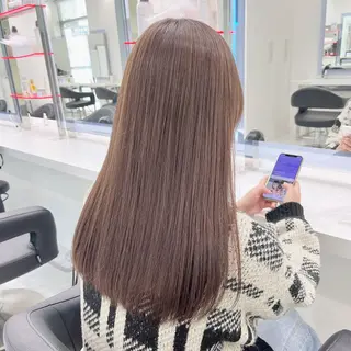 カラー 似合わせ💗骨格矯正 💗透明感カラー💗のヘアスタイル