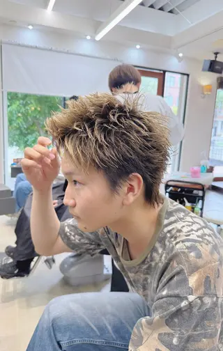 メンズ headstock所属・カットパーマ枠 のすけ【五位堂】のヘアスタイル