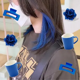 カラー 渋谷:インナーカラー ／🍒エリカ🍒のヘアスタイル