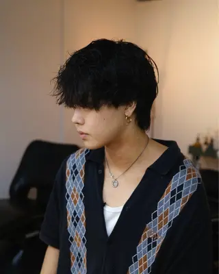 ショート パーマ メンズ BELO/ yuzuのヘアスタイル