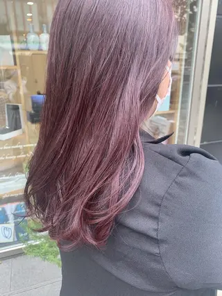 セミロング カラー 渋谷/韓国風 西原直樹のヘアスタイル