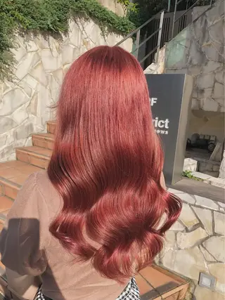 カラー pink hair 🩷mayu🩷のヘアスタイル