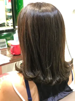 ミディアム 髪質改善 Yoshiのヘアスタイル