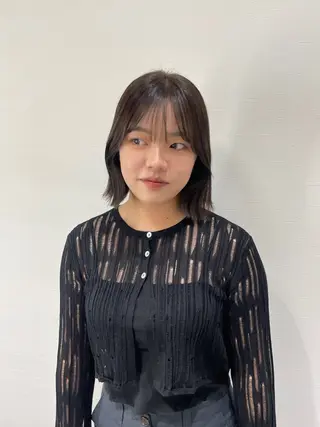 カラー 似合わせ前髪／ 小顔カット🎀そうのヘアスタイル