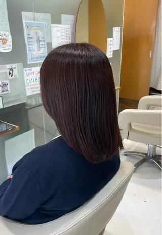 セミロング カラー ４ｃｍ諸江店所属・澤野 祐羽のヘアスタイル