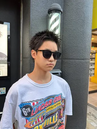 ショート FREAK BARBER SHOP河原町三条店所属・脇田 勇弥のヘアスタイル