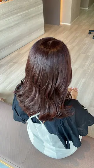 ミディアム 岐阜/各務原 スタイリスト🎀のヘアスタイル