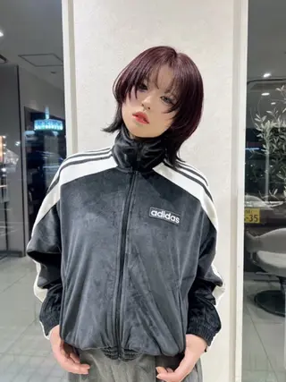 カラー nehus nagaoka所属・🖤複雑履歴ブリーチ Mizuki 🖤のヘアスタイル