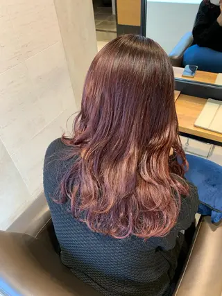 セミロング カラー 🌿earth亀有店 【緑髪のノブ】🌿のヘアスタイル