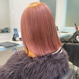 ミディアム カラー Salowin池袋East 店3F所属・【美髪矯正/絹髪】 🎀hinano🎀のヘアスタイル