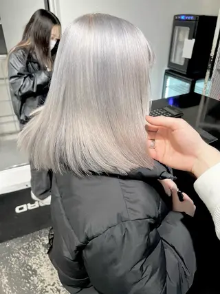 ロング カラー パーマ ヘアアレンジ メンズ キッズ ネイル マツエク・マツパ アイブロウ nico TOKYO 渋谷所属・ブリーチ ハイトーン 特化🌈フジタハルキのヘアスタイル