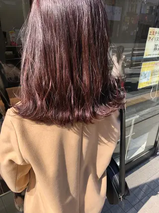 ミディアム カラー GLROW haruhiのヘアスタイル