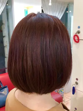 ショート カラー 髪質改善 Blumeのヘアスタイル