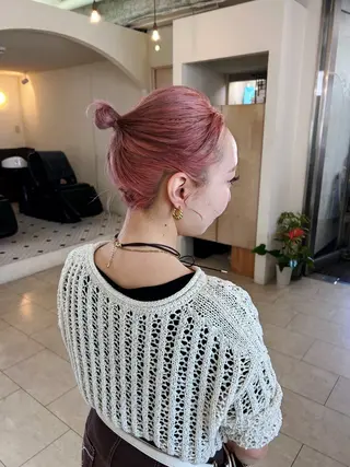 ミディアム カラー ハイトーン/ ヘアセット.nanoのヘアスタイル