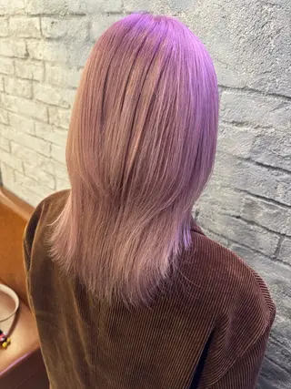 ミディアム カラー 🎀モテ髪ﾐﾙｸﾃｨ ｰ🎀yasunaのヘアスタイル