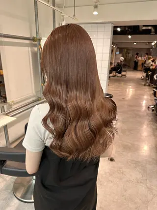 ロング カラー ヘアアレンジ 表参道店大人っぽ ブラウン🪞TOWAのヘアスタイル