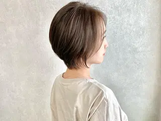 ショート カラー パーマ Rowel所属・Rowel ローウェルのヘアスタイル