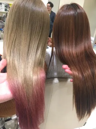 ロング SHO担当髪質改善 東加古川アーティブのヘアスタイル