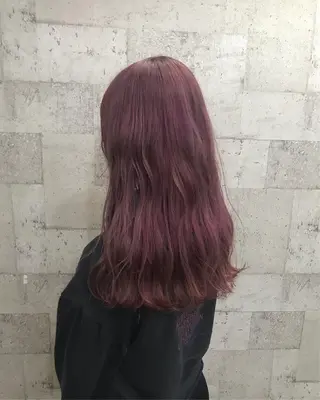 ロング カラー インナーカラー/天神 ブリーチ/吉田のヘアスタイル