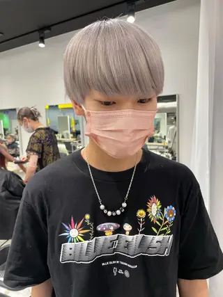 カラー メンズ モモ 🍑のマツエク・マツパデザイン