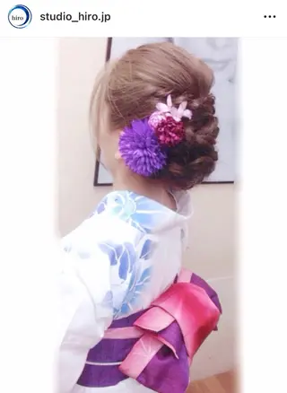 京都.祇園セットサロン:スタジオ ヒロ【Studio hiro】所属・ヒロ(hiro) •スタジオヒロのヘアスタイル