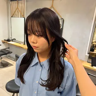 ロング カラー Lomalia もえかのヘアスタイル