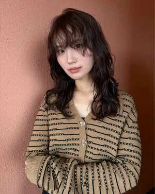 ロング カラー 表参道/艶カラー 岩倉稜真のヘアスタイル