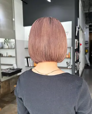 ミディアム nao/福岡美容室 パーマ/ボブパーマのヘアスタイル