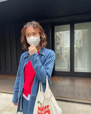 ショート パーマ キッズ オトナヘア🌸 harukaのヘアスタイル