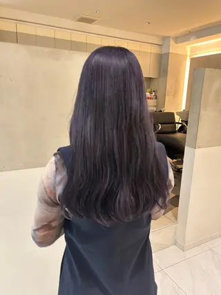 ロング カラー ヘアアレンジ 似合わせカットカラー 💎モエのヘアスタイル