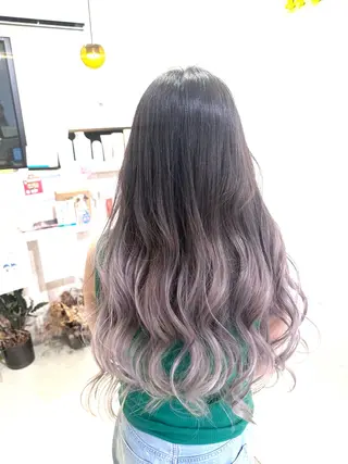 ロング カラー 加藤 佑二のヘアスタイル