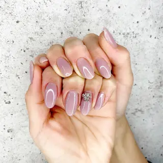 セミロング カラー パーマ ヘアアレンジ メンズ キッズ ネイル マツエク・マツパ Salon Ｋのネイルデザイン