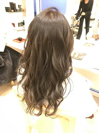 セミロング カラー はだゆうき @hadadan08のヘアスタイル