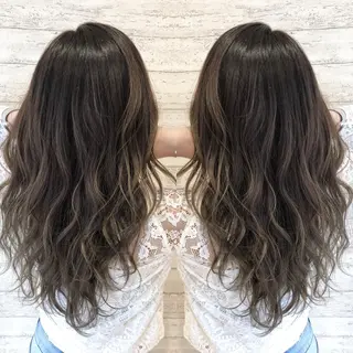 ロング カラー 小顔カット/レイヤー 【WiLL】加藤のヘアスタイル