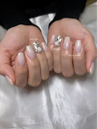 ネイル mofie🤍ユミ/ 恵比寿/パラジェルのネイルデザイン