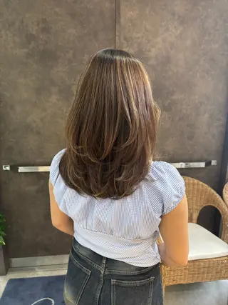 AO所属・ボブ/ハイライト🦓 /harukaのヘアスタイル