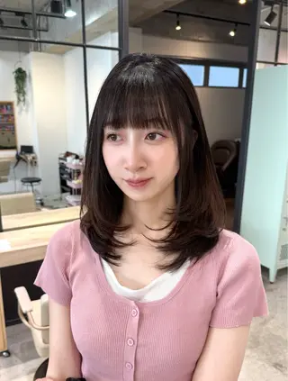 ミディアム 𝐑𝐮𝐧𝐚 🩵のヘアスタイル