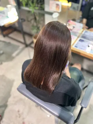 ミディアム カラー 溜 一太のヘアスタイル