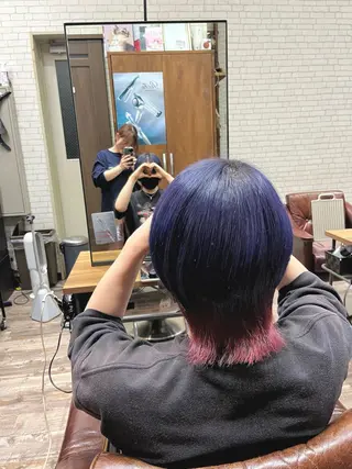 ショート カラー HAIR MAKE Avalon橋本店所属・古川 千夏のヘアスタイル